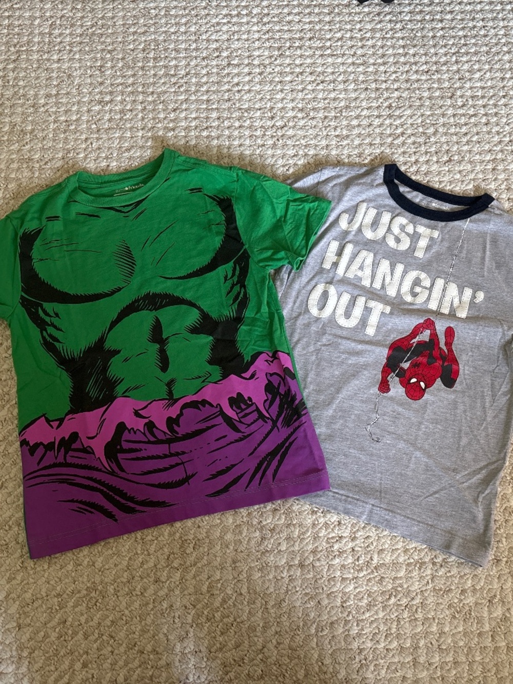 Gymboree x Marvel - boys tshirts size 10/12